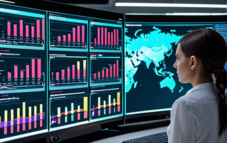 **Prompt 1: The Intelligent Assistant**
    A futuristic, calm IT operations professional, possibly a woman, confidently overlooking a large, multi-screen dashboard. The screens display not just raw graphs, but interconnected, flowing streams of data, logs, and metrics, intelligently visualized by an AI. Anomalies are subtly highlighted, and a sense of clarity and understanding emerges from the complex information. The overall atmosphere is one of proactive control and insights, with subtle glowing lines connecting different data points, symbolizing AI and machine learning at work in IT operations.