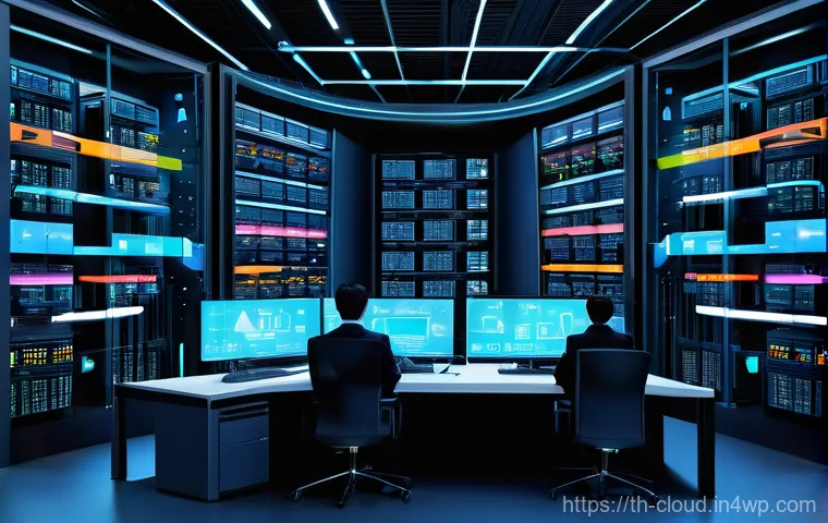 2023년 인기 클라우드 서비스 제공업체 비교 - **Prompt:** An artistic and dynamic image illustrating the power of AI and Machine Learning (ML) on ...