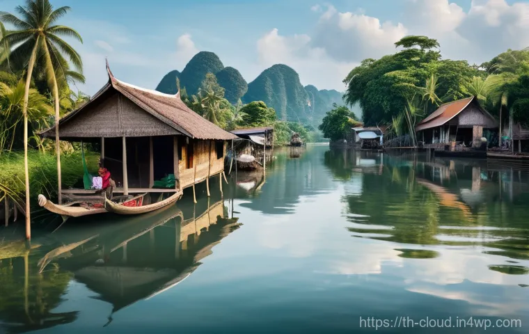 클라우드 컴퓨팅의 다층 보안 전략 - **Prompt:** A curious young Thai child, approximately 6-8 years old, exploring a serene Buddhist tem...